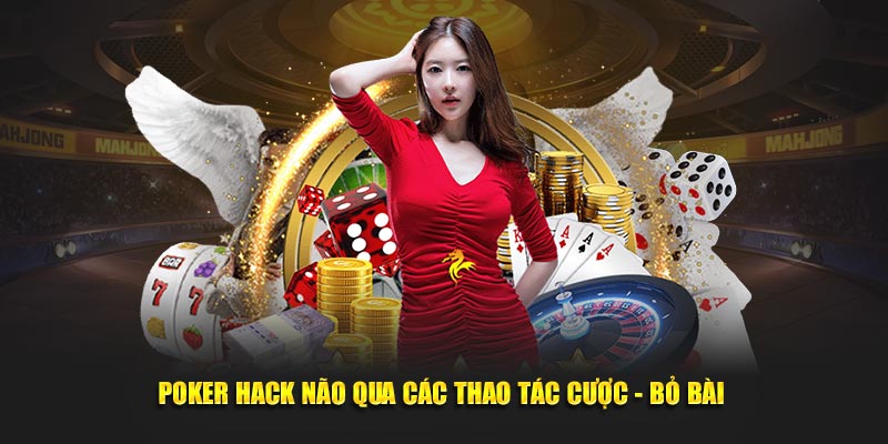 Poker hack não qua các thao tác cược - bỏ bài